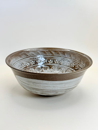 TB135 - Kiyomizu-yaki Large Bowl – Mishima-te 清水焼