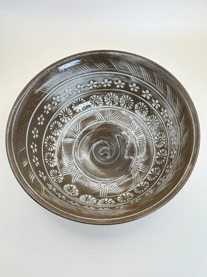 TB135 - Kiyomizu-yaki Large Bowl – Mishima-te 清水焼