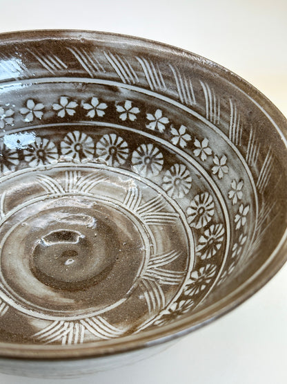 TB135 - Kiyomizu-yaki Large Bowl – Mishima-te 清水焼