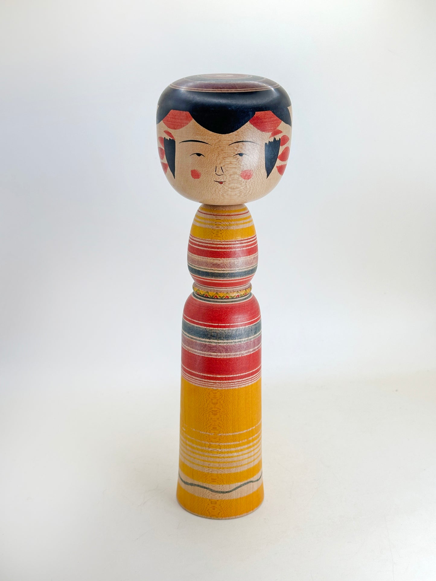 K25160 - Yajirō kokeshi by Seiko Sato 佐藤誠孝