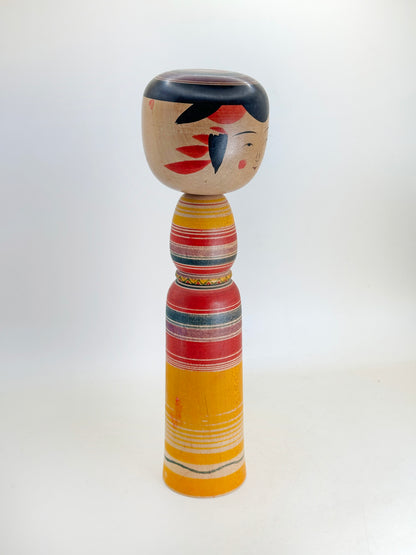 K25160 - Yajirō kokeshi by Seiko Sato 佐藤誠孝