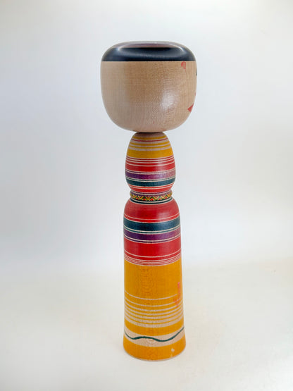K25160 - Yajirō kokeshi by Seiko Sato 佐藤誠孝