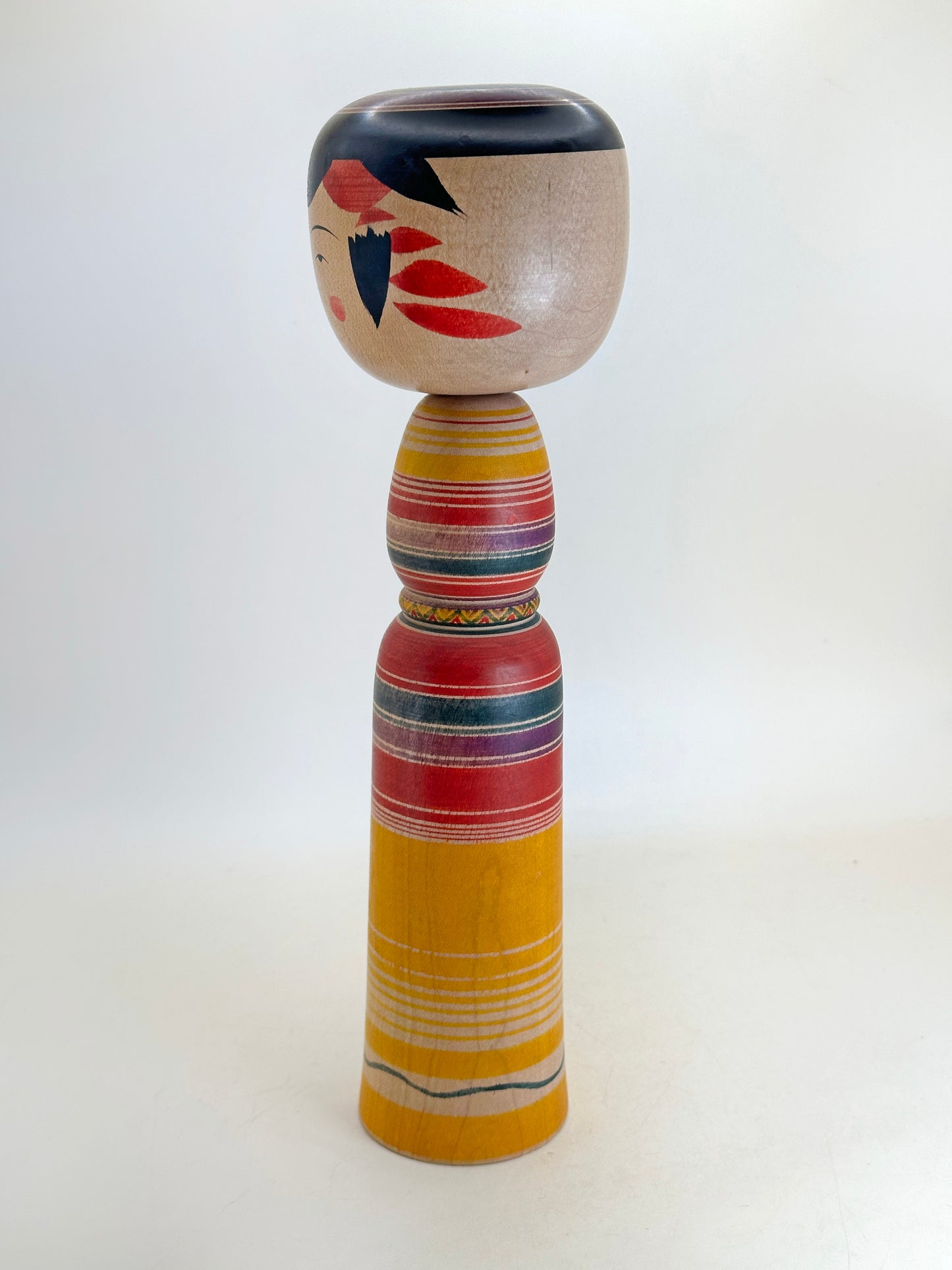 K25160 - Yajirō kokeshi by Seiko Sato 佐藤誠孝