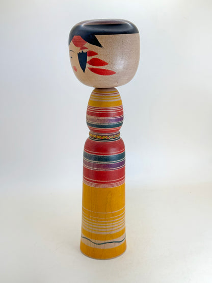 K25160 - Yajirō kokeshi by Seiko Sato 佐藤誠孝