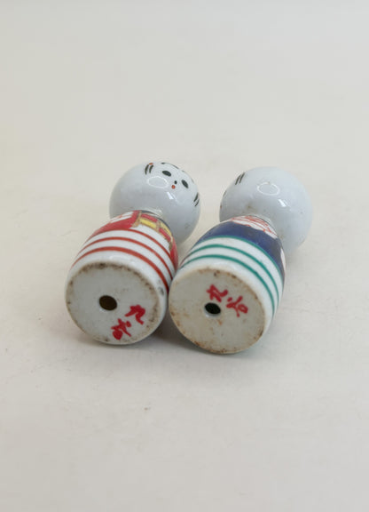 K05076 - Kutani-yaki Kokeshi set 九谷焼