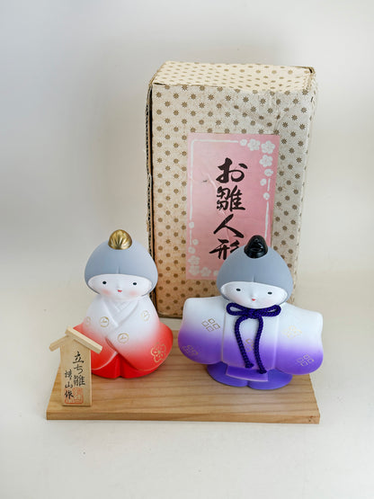 FT422 -  Banko ware Hina dolls 万古焼