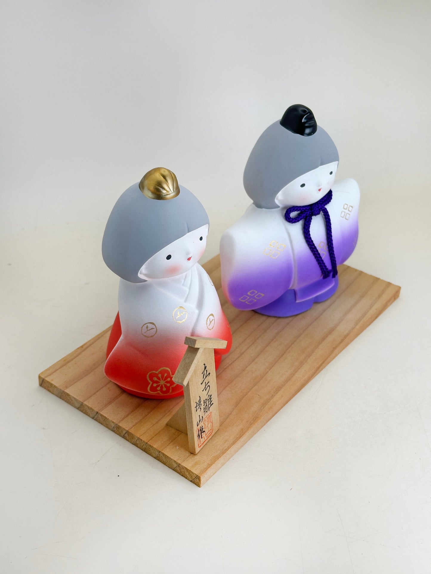 FT422 -  Banko ware Hina dolls 万古焼