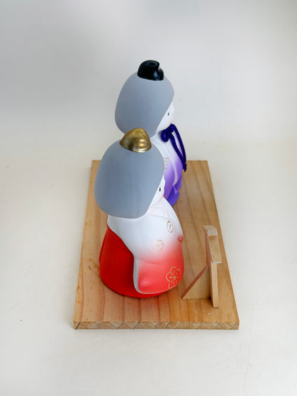 FT422 -  Banko ware Hina dolls 万古焼