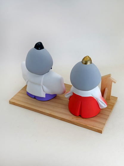 FT422 -  Banko ware Hina dolls 万古焼