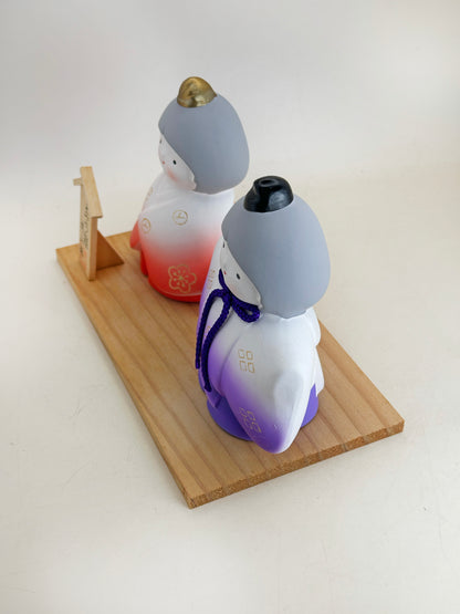 FT422 -  Banko ware Hina dolls 万古焼