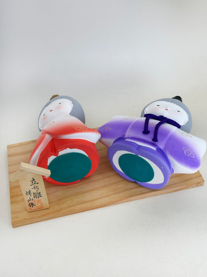 FT422 -  Banko ware Hina dolls 万古焼