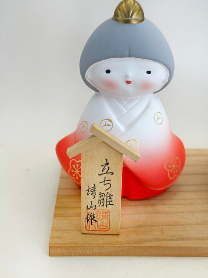 FT422 -  Banko ware Hina dolls 万古焼