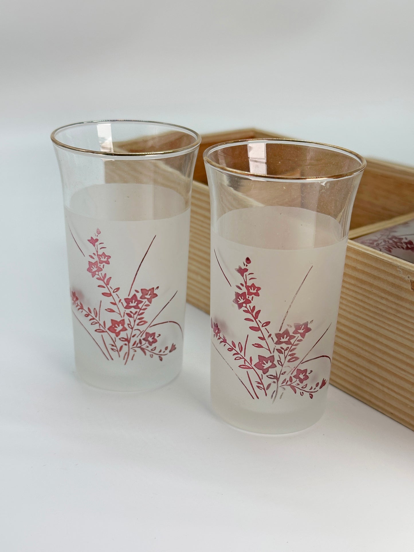 TB259 - Juego de vasos Bellflower de Kamei 亀井