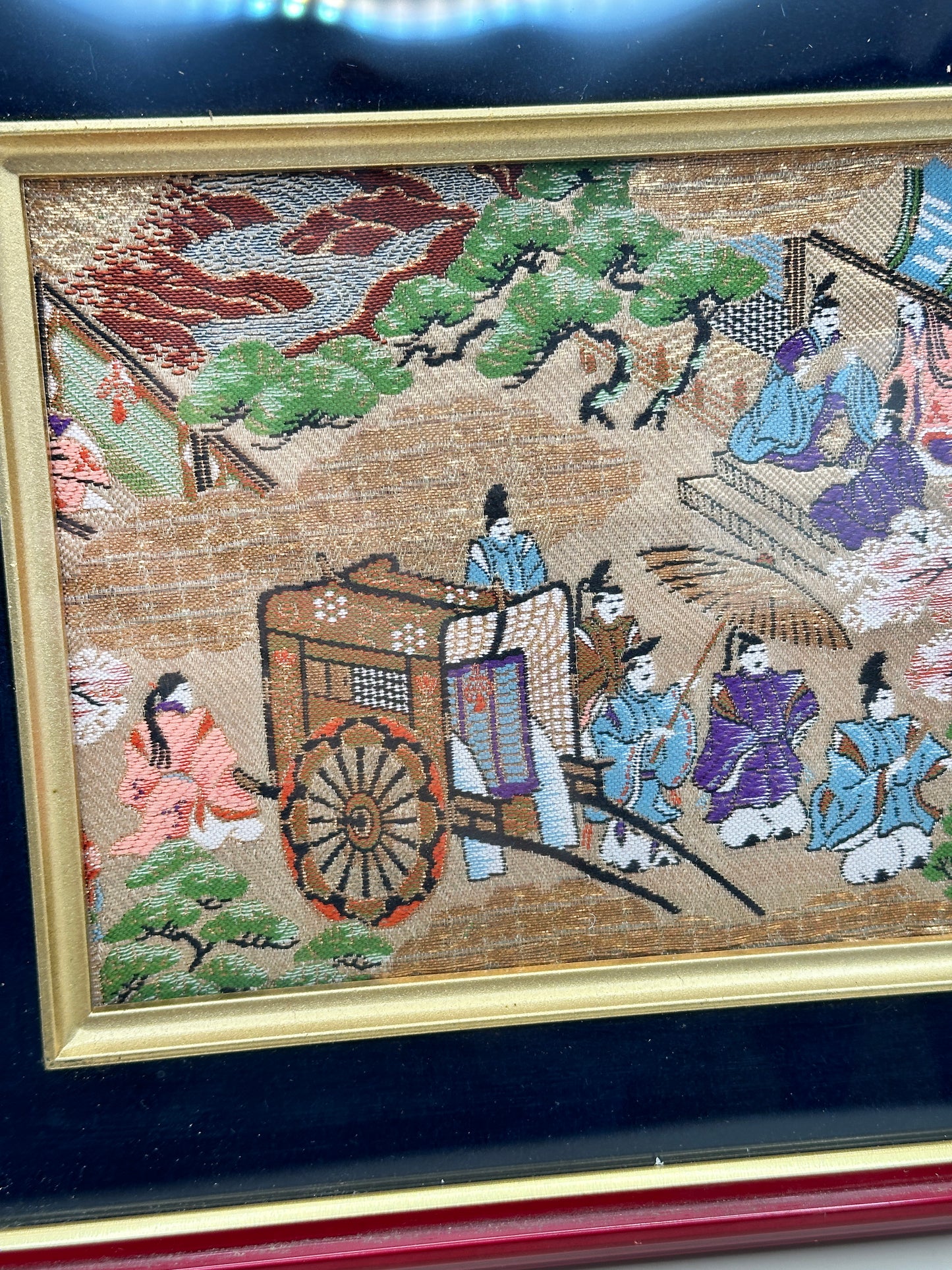 SHP211 - Japan Woven Nishijin-ori - Imperial Ox Cart 御所車