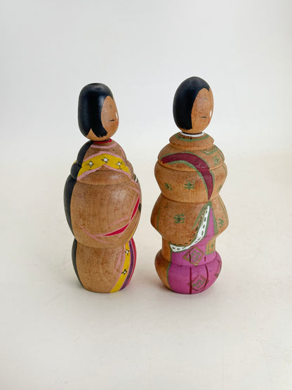 K10217 - Kokeshi set of Hina Dolls 雛人形