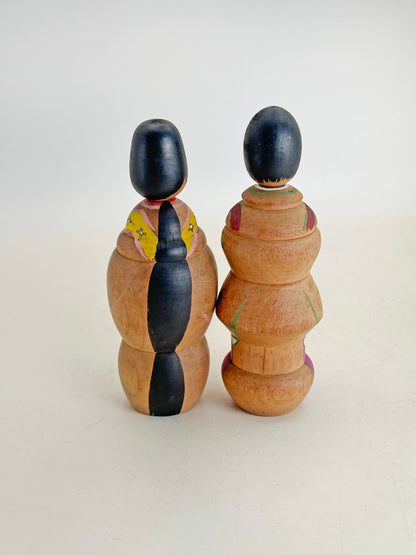 K10217 - Kokeshi set of Hina Dolls 雛人形