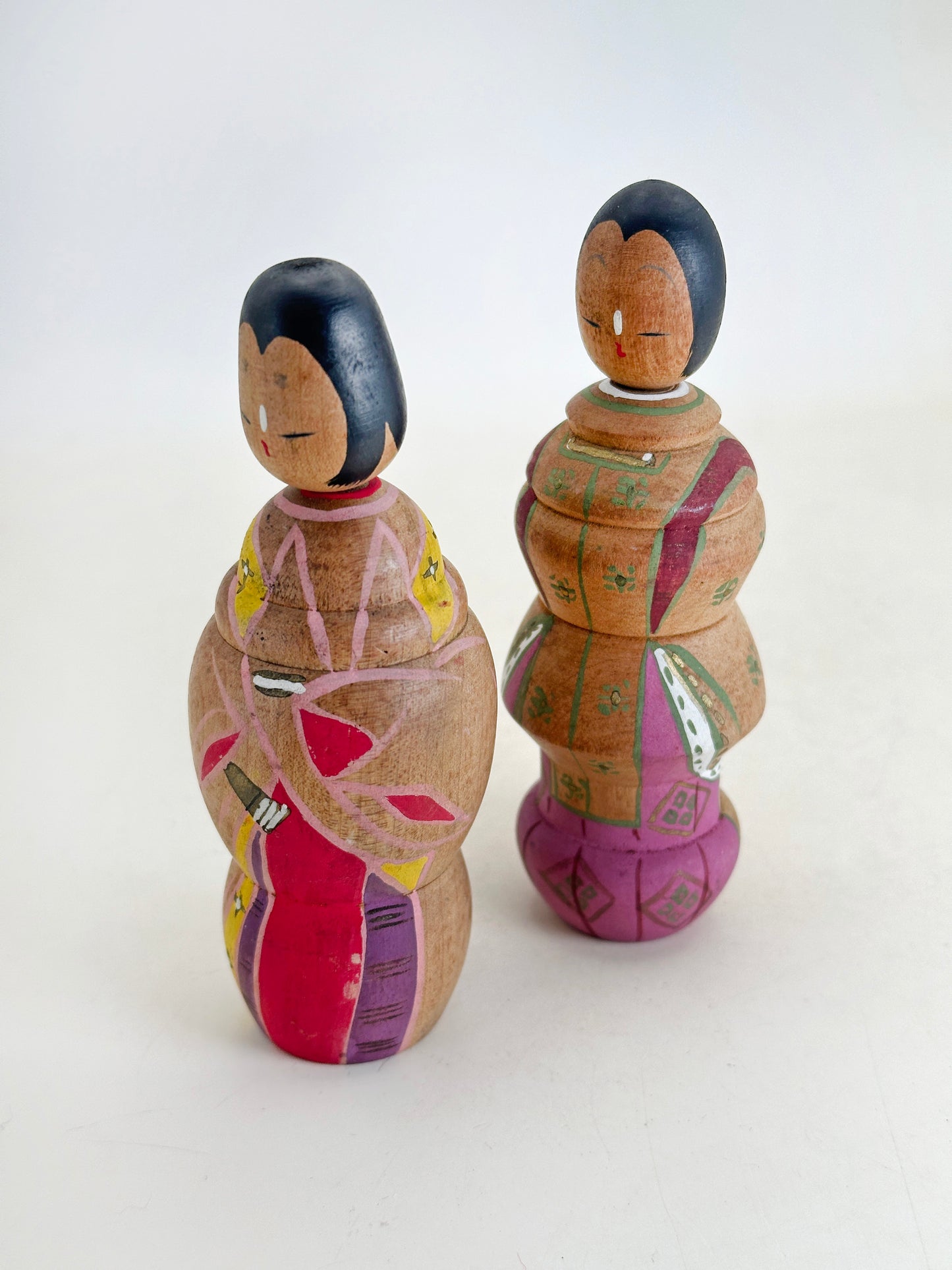 K10217 - Kokeshi set of Hina Dolls 雛人形