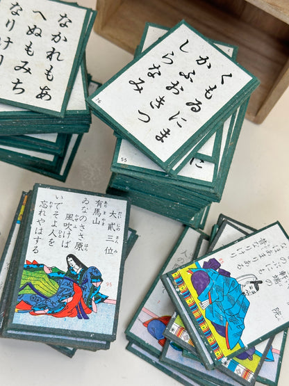 FT282 - Japan Vintage set of Hyakunin Isshu 百人一首