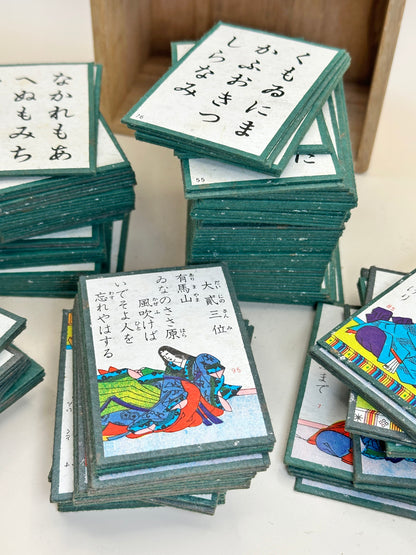 FT282 - Japan Vintage set of Hyakunin Isshu 百人一首