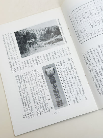 KT09 - Kokeshi Techō No. 262 — January 1983 こけし手帖