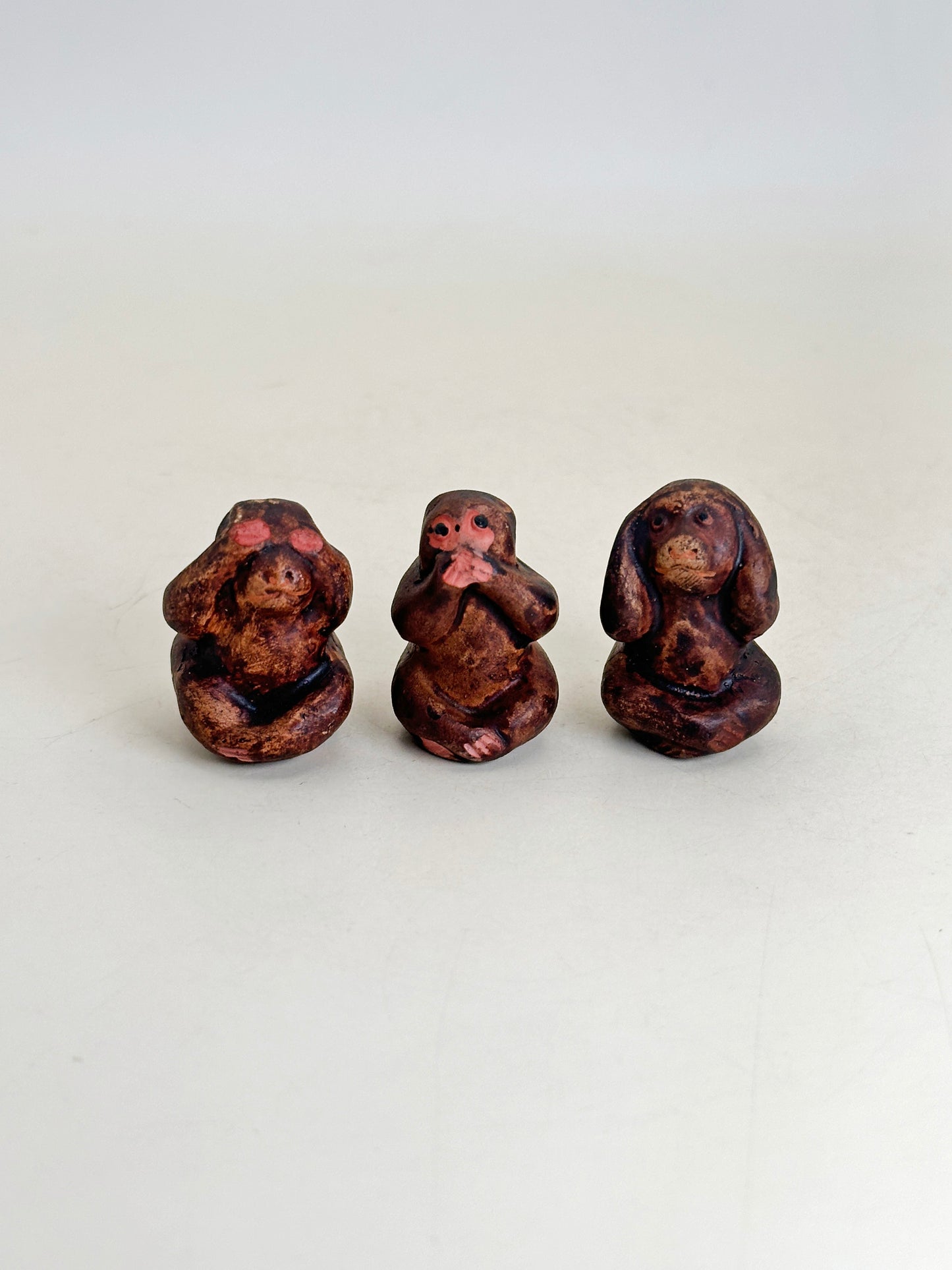 FT430 - The three wise monkeys Nikkō folk craft 三猿