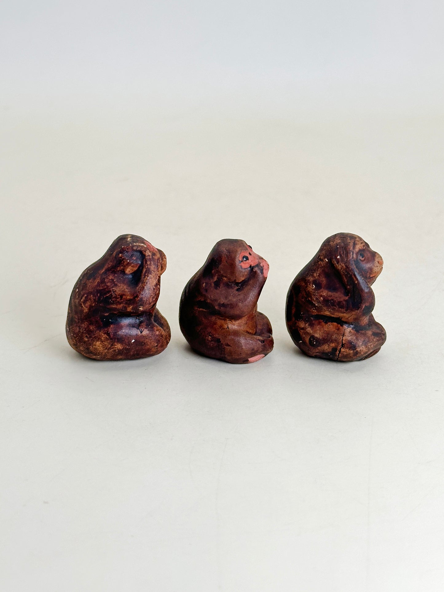 FT430 - The three wise monkeys Nikkō folk craft 三猿