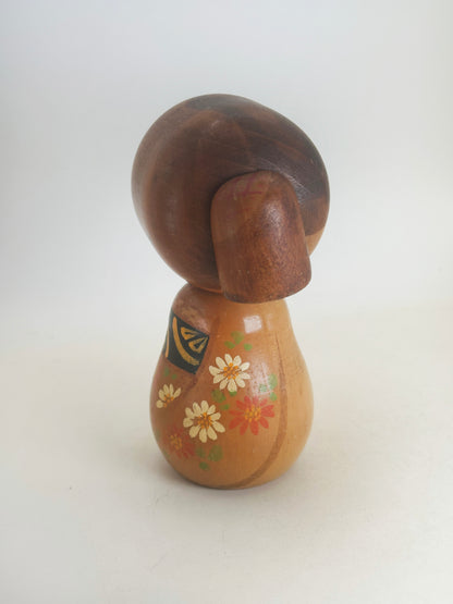 K15149 - Sosaku kokeshi by Hajime Miyashita 宮下はじめ