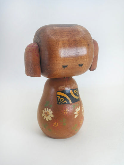 K15149 - Sosaku kokeshi by Hajime Miyashita 宮下はじめ