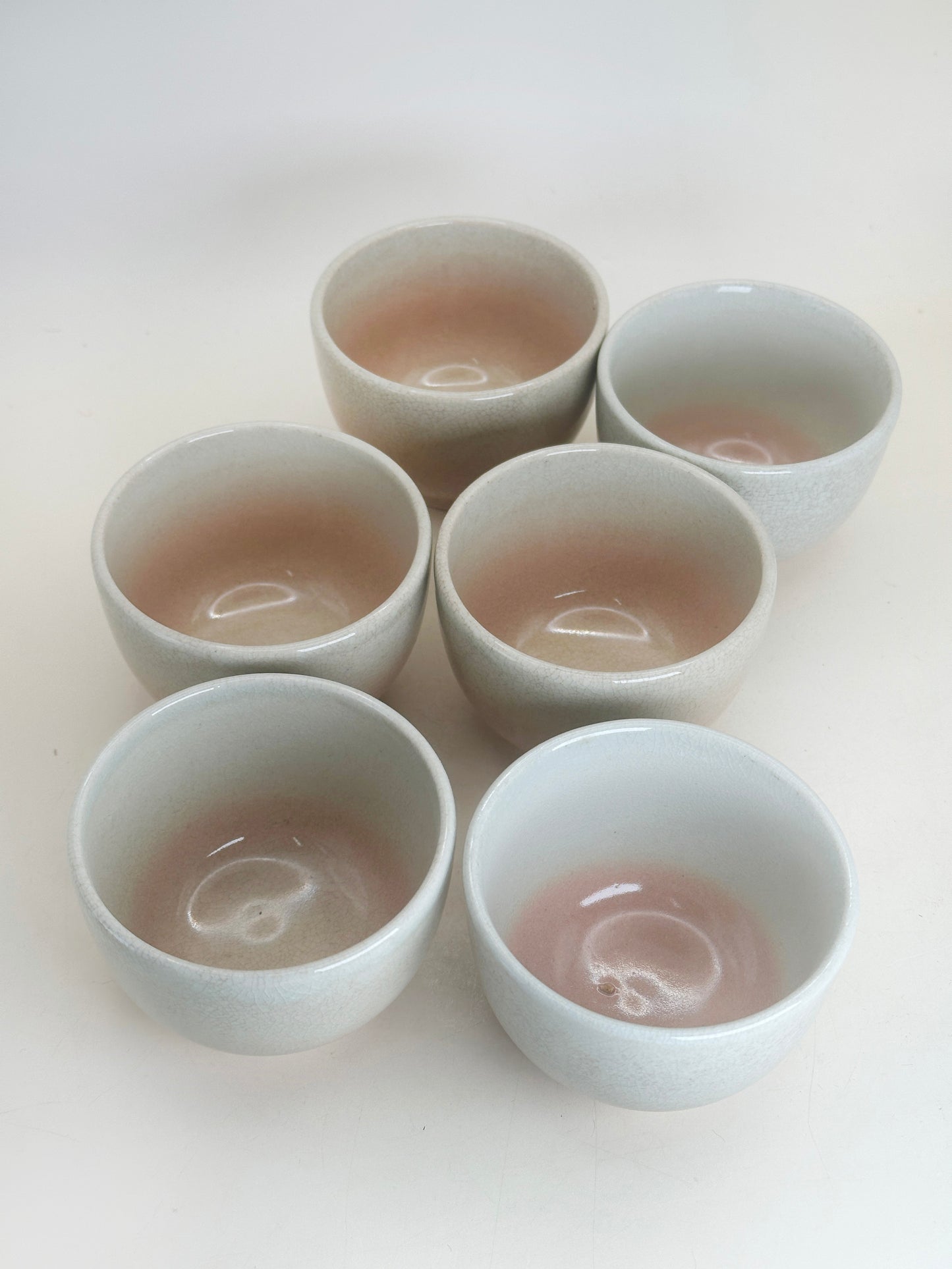 TB261 - Hagi-yaki Tea Cup set by Tenpōzan 萩焼