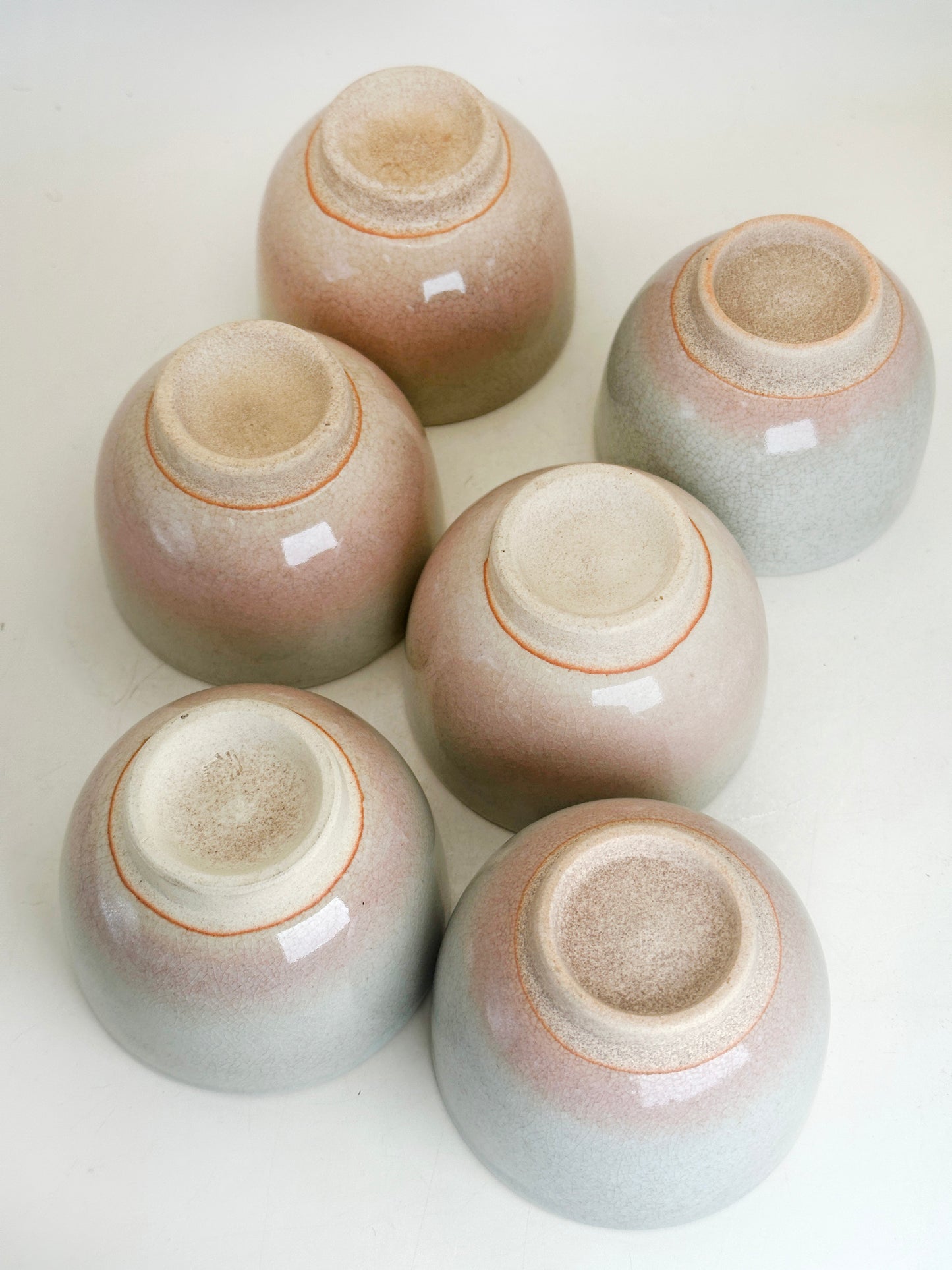 TB261 - Hagi-yaki Tea Cup set by Tenpōzan 萩焼