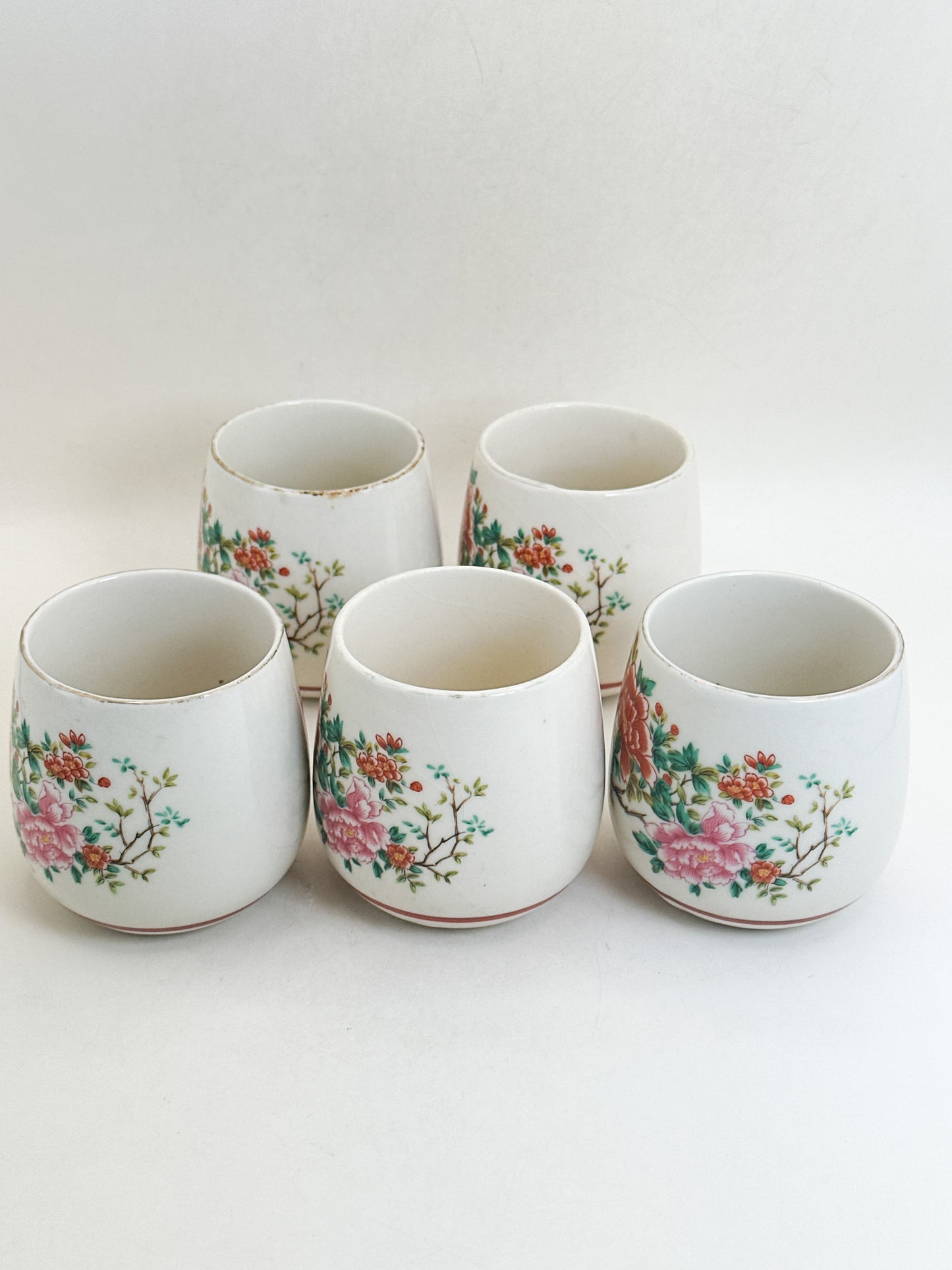 TB406 - Kutani-yaki Tea Cup Set 九谷焼