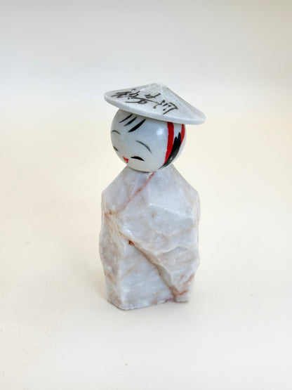 K10166 - Omiyage Stone Kokeshi from Akiyoshidō 秋芳洞