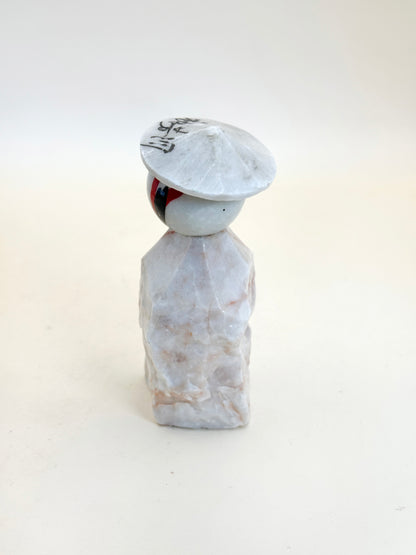 K10166 - Omiyage Stone Kokeshi from Akiyoshidō 秋芳洞