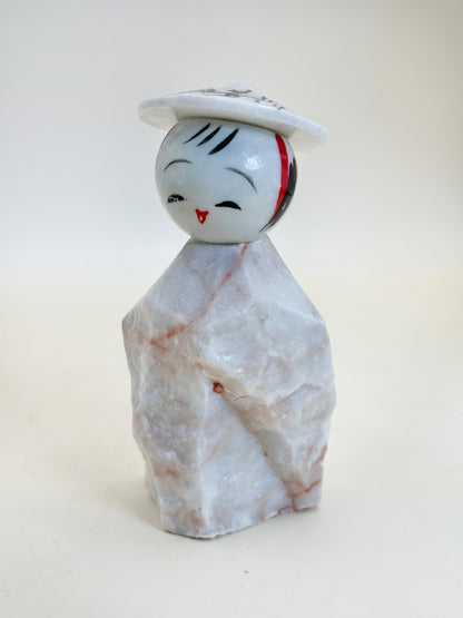 K10166 - Omiyage Stone Kokeshi from Akiyoshidō 秋芳洞