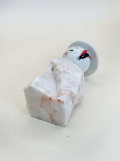 K10166 - Omiyage Stone Kokeshi from Akiyoshidō 秋芳洞