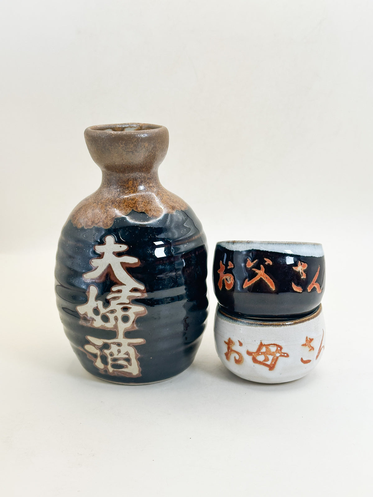 TB409 - Kyō-yaki Sake Set 京焼