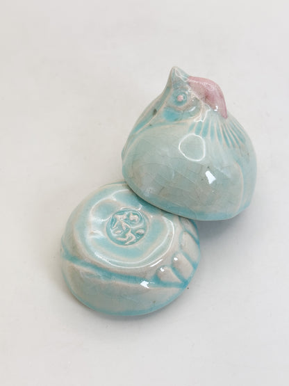 TB415 - Rooster Kōrai Seiji Kōgō 高麗青磁