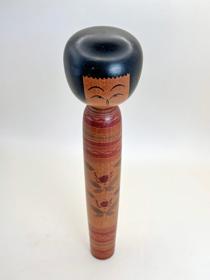 K25096 - Traditional Yamagata Kokeshi by Hayasaka Denkichi 早坂伝吉