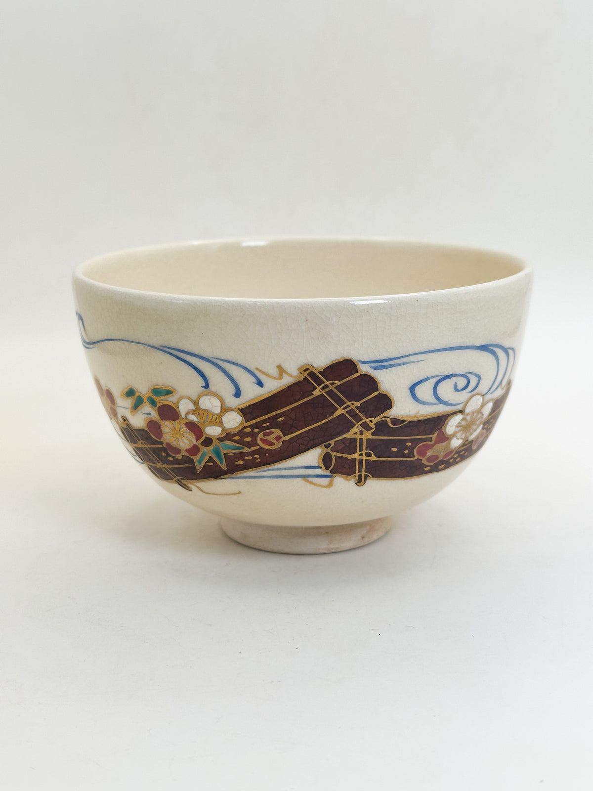 TB410 -  Kyō-yaki Chawan Matcha Bowl 京焼