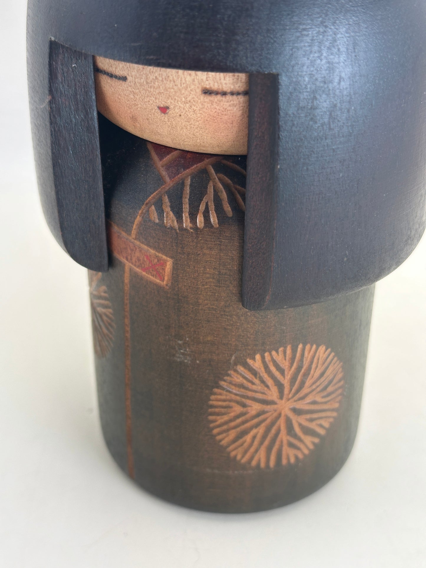 K15151 - RARE Sōsaku Kokeshi by Sansaku Sekiguchi 関口三作