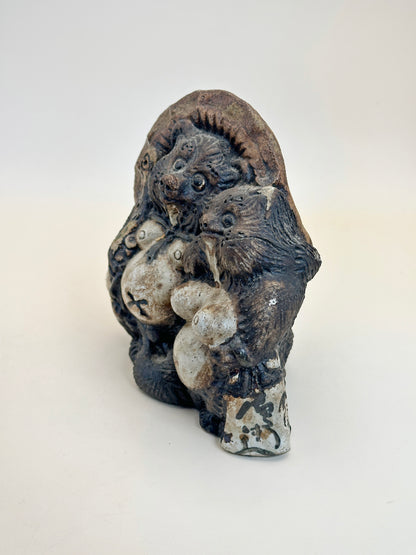 FT291 - Vintage Shigaraki-yaki tanuki 信楽焼狸像