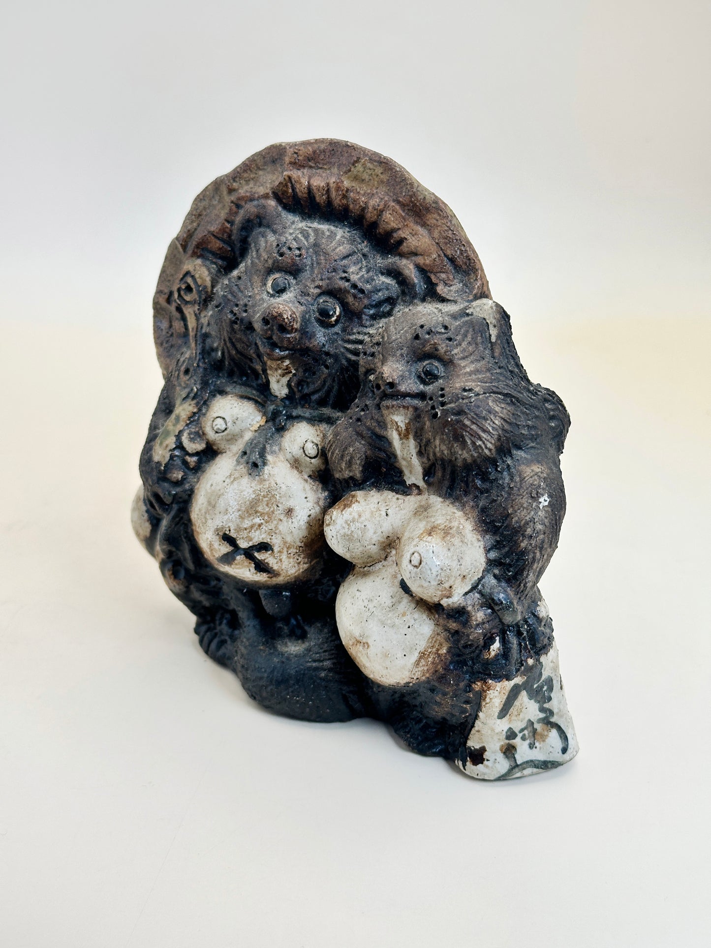 FT291 - Vintage Shigaraki-yaki tanuki 信楽焼狸像