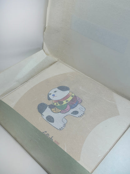 SHP292 - Shikishi artwork dog of Toyama 富山