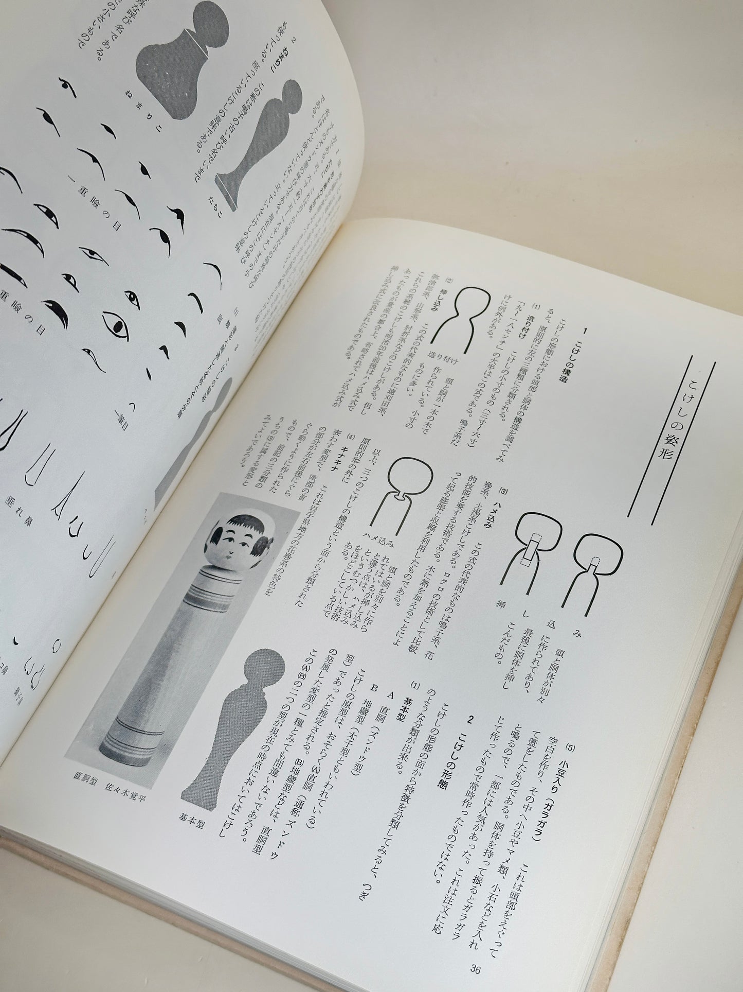 BK07 - Livre vintage Japonais - Kokeshi Encyclopedia こけし事典