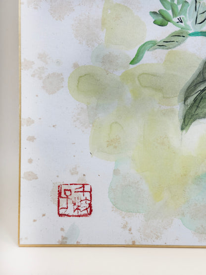 SHP220 - Hand-Painted Shikishi of Spring 春日和