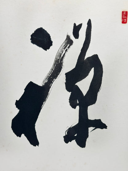 SHP219 - Hand-written shikishi of Zen 禪