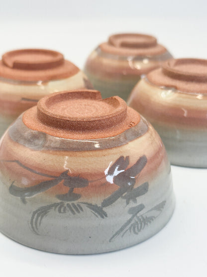 TB422 - Tea Cup Set of Hagi-yaki 萩焼