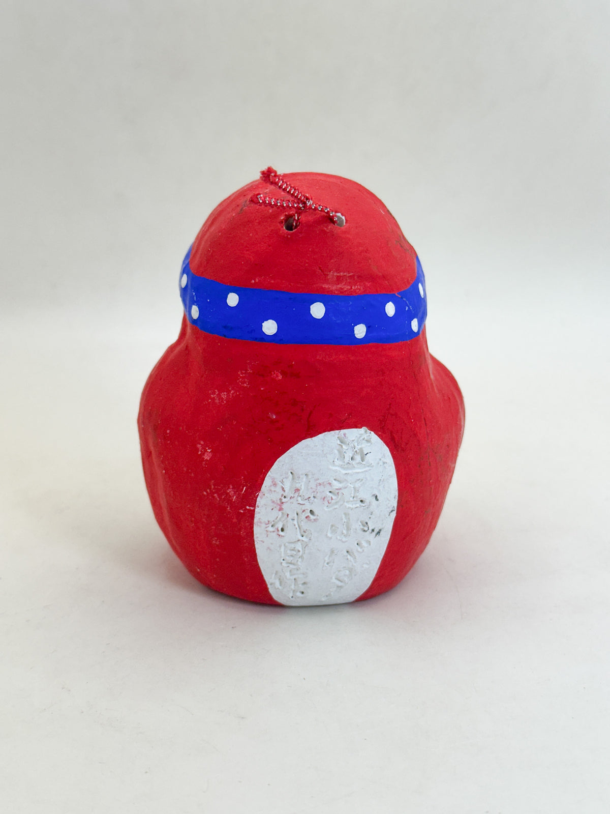 CB327 - Ōmi Daruma Dorei Clay Bell 近江だるま