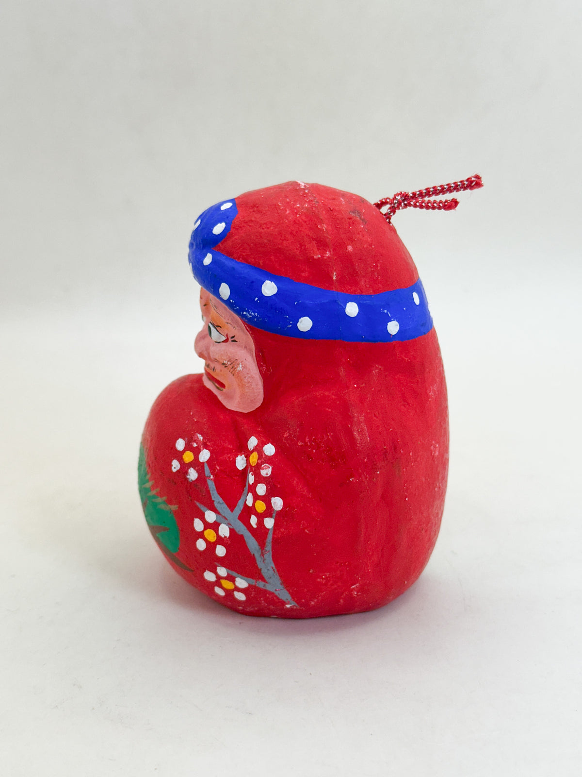 CB327 - Ōmi Daruma Dorei Clay Bell 近江だるま