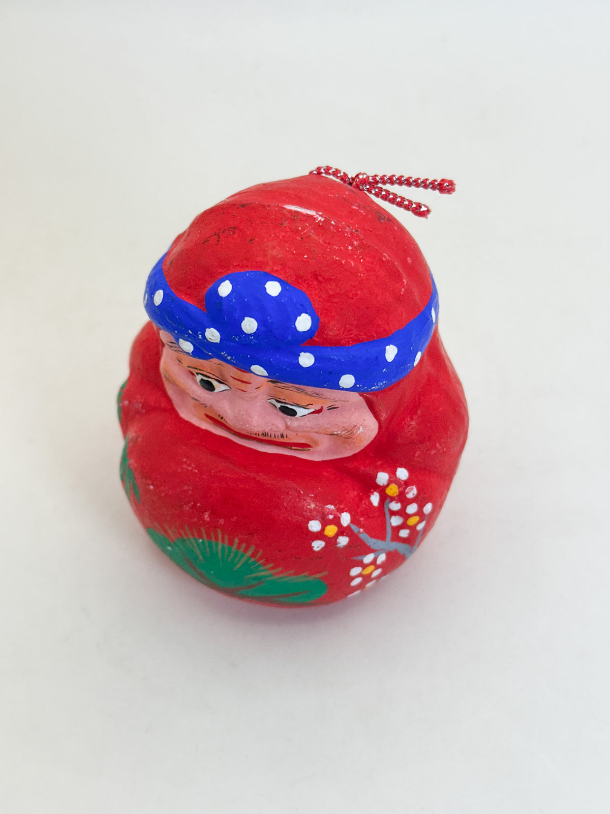 CB327 - Ōmi Daruma Dorei Clay Bell 近江だるま